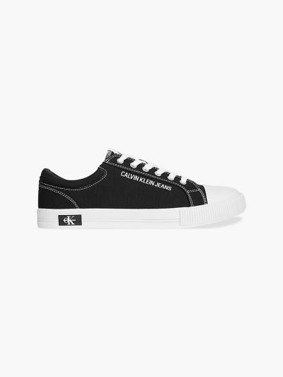 Calvin Klein Cipők HU293180 | Calvin Klein Canvas Férfi Sportcipő Fekete